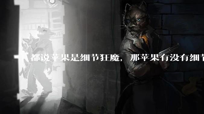 都说苹果是细节狂魔，那苹果有没有细节其实做的很差的点？