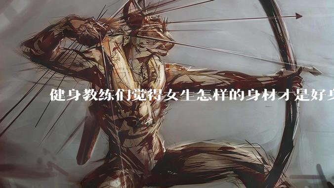 健身教练们觉得女生怎样的身材才是好身材？