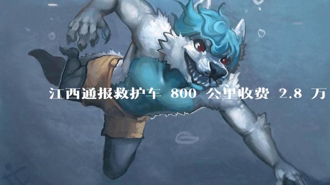 江西通报救护车 800 公里收费 2.8 万「不合理，暂停医院转运服务」，该医院要承担怎样的法律责任？