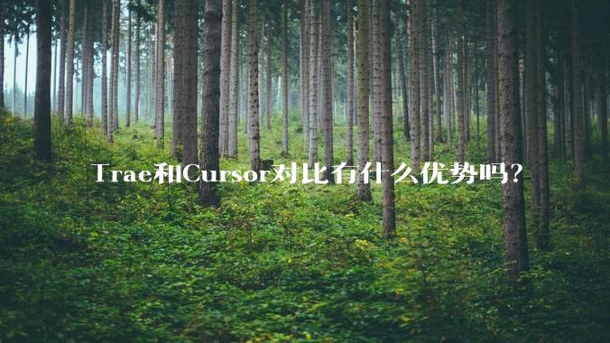 Trae和Cursor对比有什么优势吗？